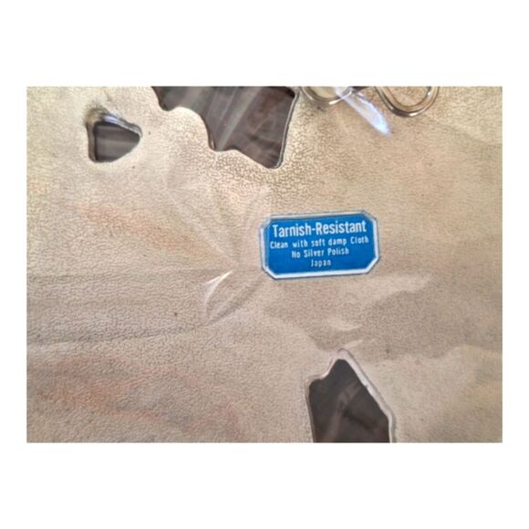 Vintage Silver Plated Holiday Sleigh Trivet Enamel Hot Plate Never Used - Picture 10 of 11